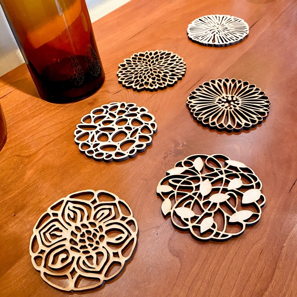 Boho Wooden Coasters